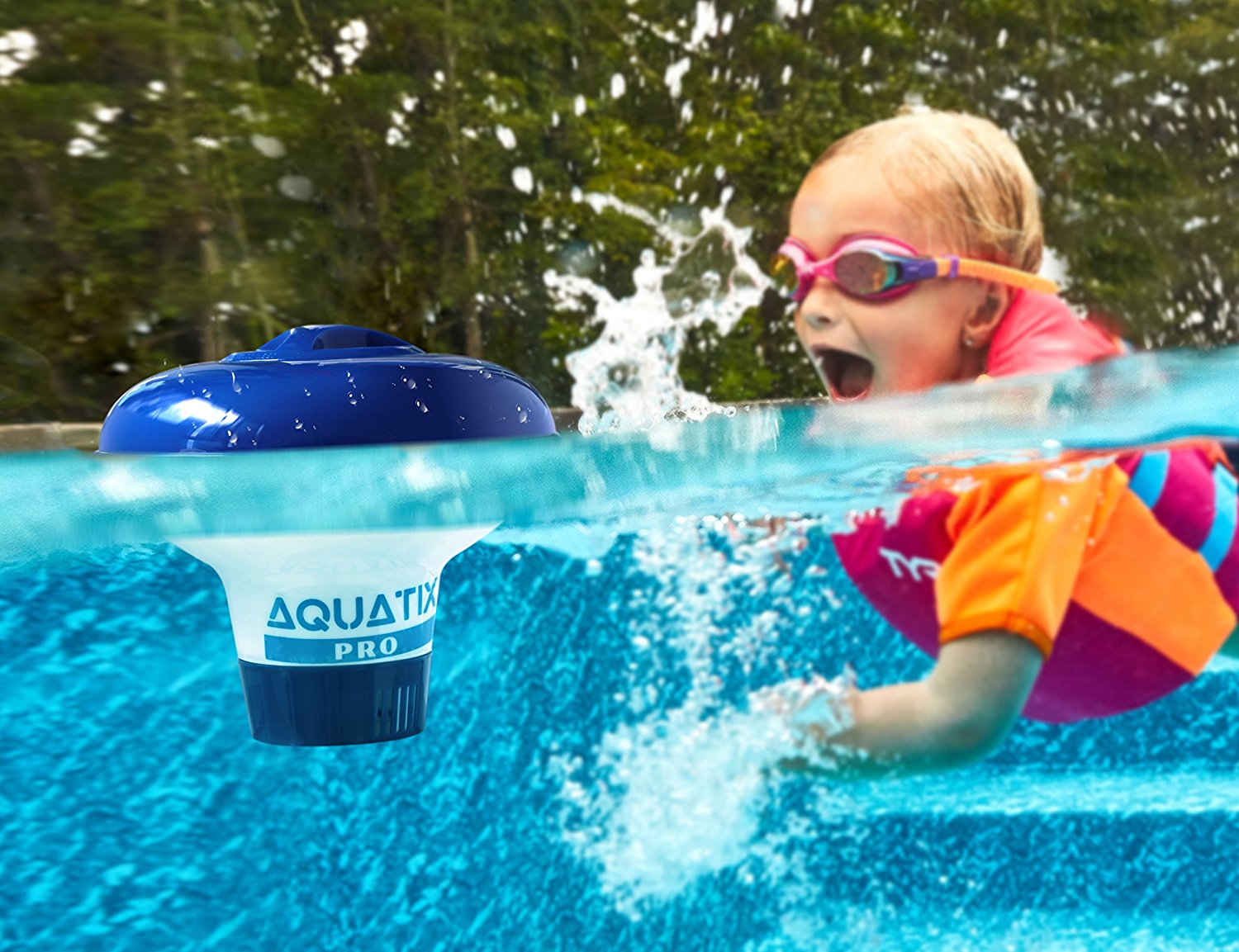 Aquatix Pro Pool Chemical Dispenser by Offers Premium Floating Chlorine Dispenser for Indoor & Outdoor Aquatix Pro Pool Chemical Dispenser by Offers Premium Floating Chlorine Dispenser for Indoor & Outdoor