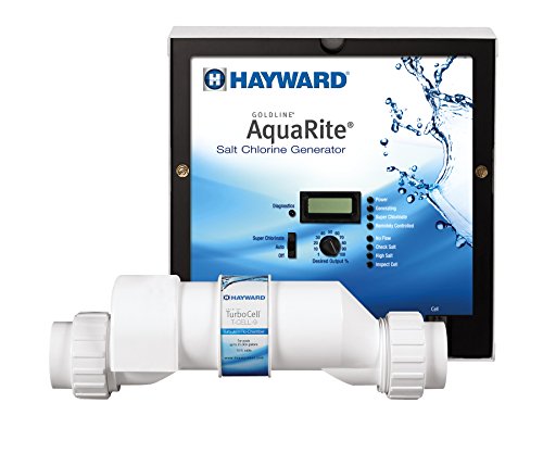 Hayward Goldline AQR9 AquaRite Electronic Salt Chlorination System for In Ground Pools 25 000 Gallon Cell 1 Hayward Goldline AQR9 AquaRite Electronic Salt Chlorination System for In Ground Pools 25 000 Gallon Cell