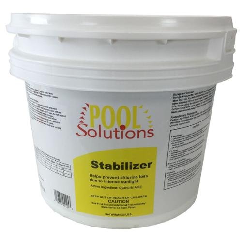 Pool Solutions Swimming Pool 25Lb Chlorine Stabilizer Cyanuric Acid