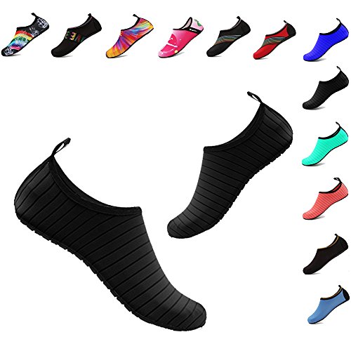 Men and Women Slip On Water Shoes Lightweight Barefoot Quick Dry Aqua Yoga Socks For Outdoor Beach Sports(Black 40/41EU) 1 Men and Women Slip On Water Shoes Lightweight Barefoot Quick Dry Aqua Yoga Socks For Outdoor Beach Sports(Black 40/41EU)