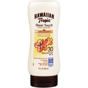 Hawaiian Tropic Sheer Touch  Lotion Sunscreen Ultra Radiance SPF 30  8 oz