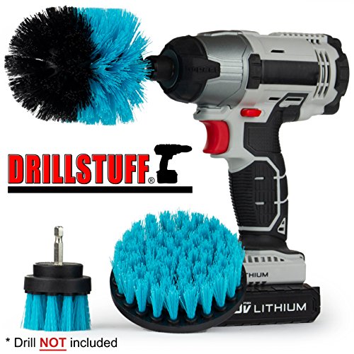 Swimming Pool Accessories Drill Brush Kit for Liners Walls Deck and Carpet Clean Slides Diving Boards Ladders and Swim Steps – Pool Cover Brush Heads Spa and Hot Tub Power Scrub Brushes 1 Swimming Pool Accessories Drill Brush Kit for Liners Walls Deck and Carpet Clean Slides Diving Boards Ladders and Swim Steps – Pool Cover Brush Heads Spa and Hot Tub Power Scrub Brushes