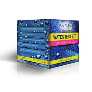 AquaVial Plus Water Test Kit for Total Bacteria and E  Coli  2 Tests in 1  Money Back Guarantee
