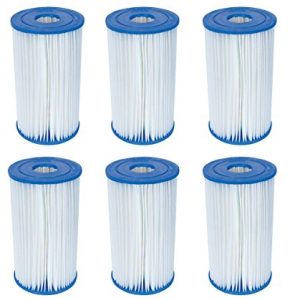 Bestway Pool Filter Pump Replacement Cartridge Type IV / B (6 Pack) | 58095