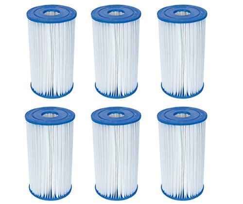 Bestway Pool Filter Pump Replacement Cartridge Type IV / B (6 Pack) | 58095