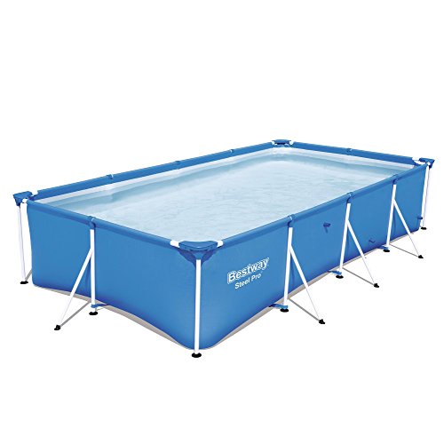 Bestway Steel Pro 157 x 83 x 32 Rectangular Frame Above Ground Swimming Pool 1 Bestway Steel Pro 157 x 83 x 32 Rectangular Frame Above Ground Swimming Pool