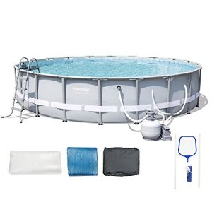 Bestway Steel Pro 20 Foot x 48 Inch Frame Pool Set