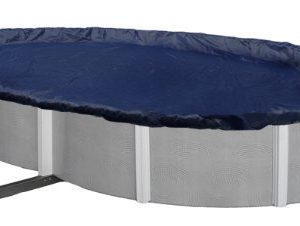 Blue Wave Bronze 8-Year 15-ft x 30-ft Oval Above Ground Pool Winter Cover