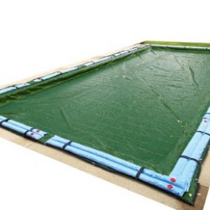 Blue Wave Silver 12 Year 20 ft x 44 ft Rectangular In Ground Pool Winter Cover