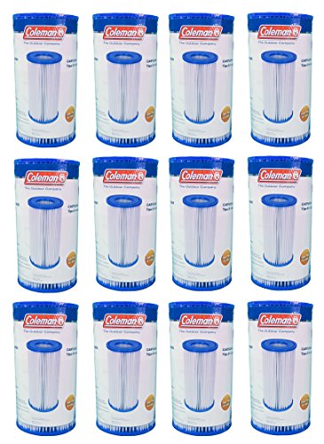 Coleman Type III A C Pool Filter Pump Replacement Cartridge 12-Pack 90307 1 Coleman Type III A C Pool Filter Pump Replacement Cartridge 12-Pack 90307
