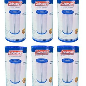 Coleman Type III A C Pool Filter Pump Replacement Cartridge  6-Pack   90307