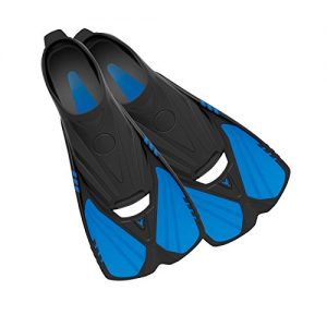 Deep Blue Gear Aqualine Short Fins for Snorkeling  Swimming  and Diving