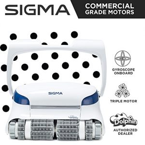 Dolphin Sigma Robotic Pool Cleaner with Gyro   Triple Motors