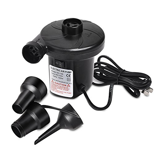 Electric Quick Fill Air Pump 110V 150W Portable Air Pump for Inflatable Deflating Toys Air Mattress Bed Lake Floats Rafts Pool