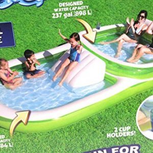 H2O Go  Bestway Dual Family Pool 12ft Long with Slide 237gal  (898L)