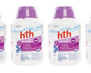HTH Pool Balance Salt Pool Care pH Decreaser (67006) (1  4 Pack (7 lb))
