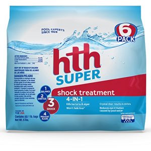 HTH Pool Shock Super Shock Treatment 6 count 6lbs (52008)