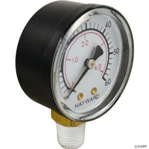 Hayward ECX270861 Boxed Pressure Gauge Replacement for Select Sand and D E  Filter