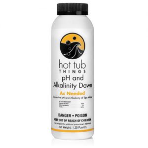 Hot Tub Things pH and Alkalinity Down 1 25 Pounds - Keep Your Spa Water Properly Balanced