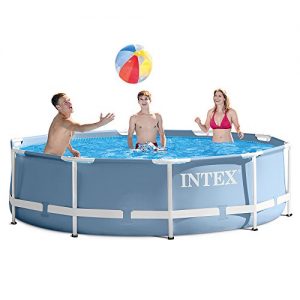 INTEX 12ft X 30in Prism Frame Pool Set with Filter Pump