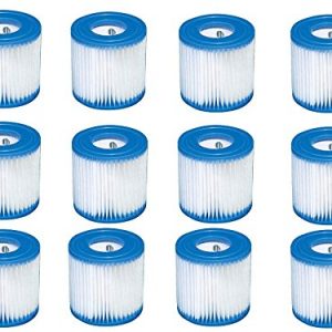 INTEX Replacement 29007E Swimming Pool Filter Cartridge H - 12 Pack