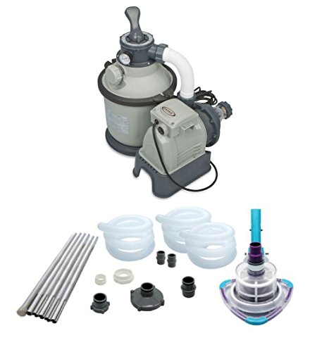 Intex 1200 GPH Krystal Clear Sand Pool Filter Pump Set Kokido V-Trap Vacuum 1 Intex 1200 GPH Krystal Clear Sand Pool Filter Pump Set Kokido V-Trap Vacuum