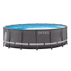 Intex 16ft X 48in Ultra Frame Pool Set with Filter Pump  Ladder  Ground Cloth   Pool Cover