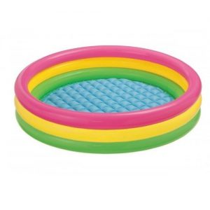 Intex Kiddie Pool - Kid's Summer Sunset Glow Design - 58  x 13