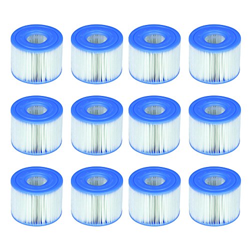 Intex PureSpa Type S1 Easy Set Pool Filter Cartridges (12 Filters)   29001E