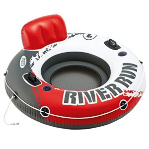 Intex Red River Run 1 Fire Edition Sport Lounge  Inflatable Water Float  53  Diameter