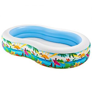 Intex Swim Center Paradise Inflatable Pool  103  X 63  X 18   for Ages 3