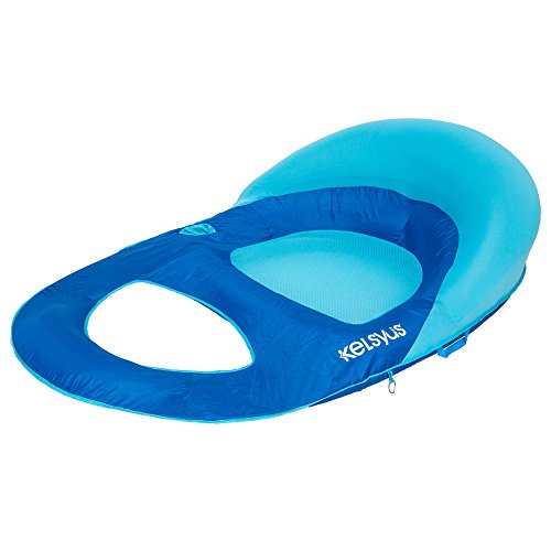 Kelsyus Deluxe Chaise Lounger Aqua Lime Green Clean Water Pools