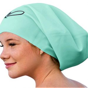 Long Hair Swim Cap - Swimming Caps for Women Men - Extra Large Swim Caps - Premium Waterproof Silicone Swim Cap - Dreadlocks - Suits Recreational Swimmers (Mint XL)