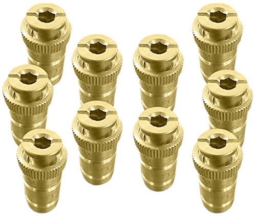 Mistcooling MC5834-VC Anchor for Pool Safety Cover Brass (Pack of 10) 1 Mistcooling MC5834-VC Anchor for Pool Safety Cover Brass (Pack of 10)