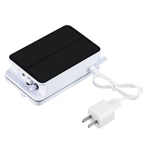 MonkeyJack Solar Power Pond Oxygenator Air Pump Oxygen Pool fishpond fish tank pet fish