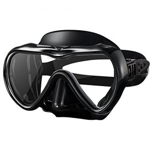 Mpow Adult Diving Mask  Scuba Snorkeling Mask with Anti Fog Tempered Glass Lens  Soft Silicone Perfectly Fits the Face  Soft Adjustable Straps for Head for Swimming  Diving  Snorkeling(Black)