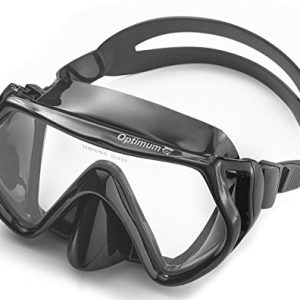 Optimum Diving Mask  Scuba Diving  Free Diving  Snorkeling Mask  Adults  Flexible Silicone  Tempered Glass Lens  The Optimum Mask  For Comfort  Clarity And Durability  Perfect Dives Every Time.