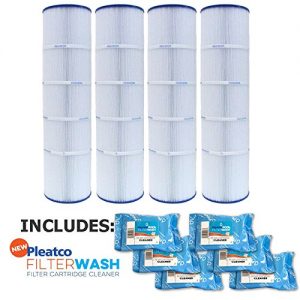 Pleatco Cartridge Filter PJAN115-PAK4 Pack of 4 Jandy CL460 A0558000 w  6x Filter Washes