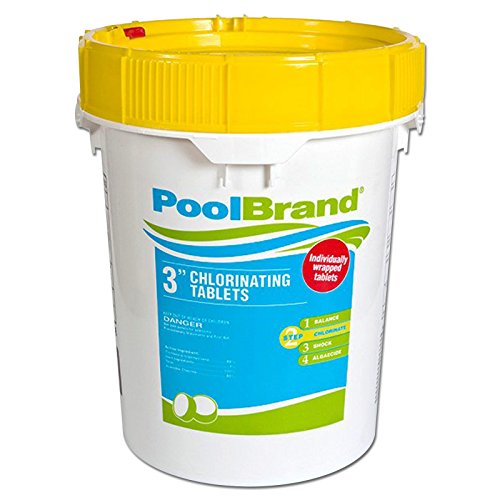 Pool Brand 3 Inch Swimming Pool Chlorine Tablets   50 Pounds 1 Pool Brand 3 Inch Swimming Pool Chlorine Tablets   50 Pounds