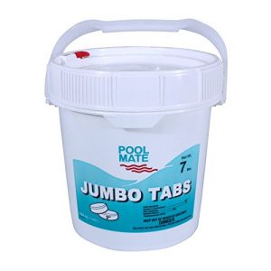 Pool Mate 1 1407 Jumbo 3 Inch Chlorine Tablets  7 Pound