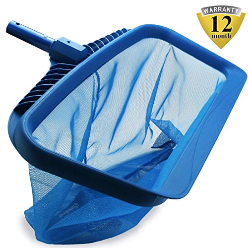 Pool Skimmers Heavy Duty Pool Nets 17 Pool Rake Modern Leaf Scoop - Easy Glide Low Drag Skimmer Scoop - Double Stitched Net Bag Finer Mesh Netting for Smaller Particles Fast Scoop - Blue 1 Pool Skimmers Heavy Duty Pool Nets 17 Pool Rake Modern Leaf Scoop - Easy Glide Low Drag Skimmer Scoop - Double Stitched Net Bag Finer Mesh Netting for Smaller Particles Fast Scoop - Blue