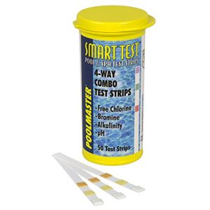 Poolmaster 22211 Smart Test 4-Way Pool and Spa Test Strips - 50ct (Packaging may vary)