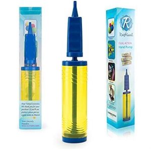 Premium Balloon Pump Double Action : exercise yoga ball inflatable pool floats festival birthday party supplies anniversary wedding arch kit sticks hand animals confetti kids ribbon string pole column