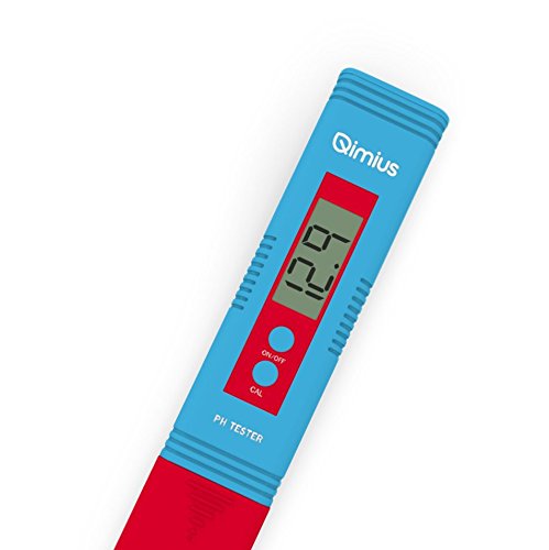 Qimius Digital pH Meter to test pH in water pH Tester for pH 0 - 14 Water Quality Test and ATC 3 Sachets of pH Scale Powder Add-on Qimius pH Balance Powder Pack of Extra 6 Sachets (Use Code) 1 Qimius Digital pH Meter to test pH in water pH Tester for pH 0 - 14 Water Quality Test and ATC 3 Sachets of pH Scale Powder Add-on Qimius pH Balance Powder Pack of Extra 6 Sachets (Use Code)