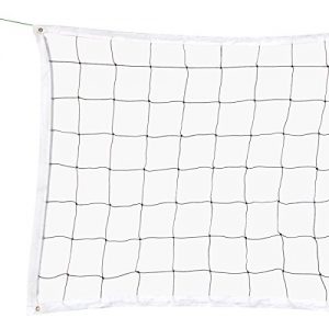 RAPICCA Volleyball Net for Indoor or Outdoor Sports backyard Schoolyard Pool Beach Volleyball Replacement Net for Tournament or Championships (32 FT x 3 FT) Poles Not Included