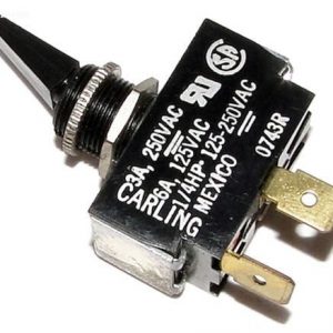 Raypak Parts 650761 Spst Toggle Switch  Black - 3A-6A