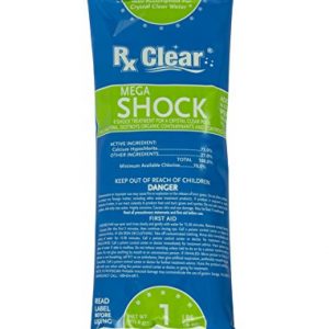 Rx Clear 73% Calcium Hypochlorite Mega Chlorine Swimming Pool Shock (6 Pack)