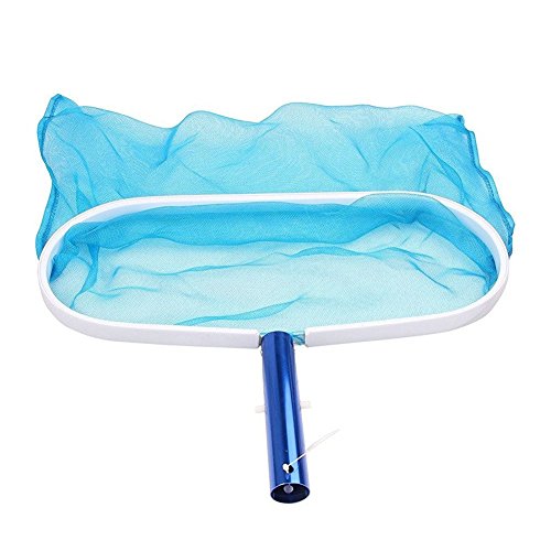 Sabuy 18 Inch Heavy Duty Deep-Bag Swimming Pool Leaf Net Skimmer Rake with Nylon Medium Fine Mesh for Cleaning Swimming Pools Hot Tubs Spas and Fountains Blue 1 Sabuy 18 Inch Heavy Duty Deep-Bag Swimming Pool Leaf Net Skimmer Rake with Nylon Medium Fine Mesh for Cleaning Swimming Pools Hot Tubs Spas and Fountains Blue