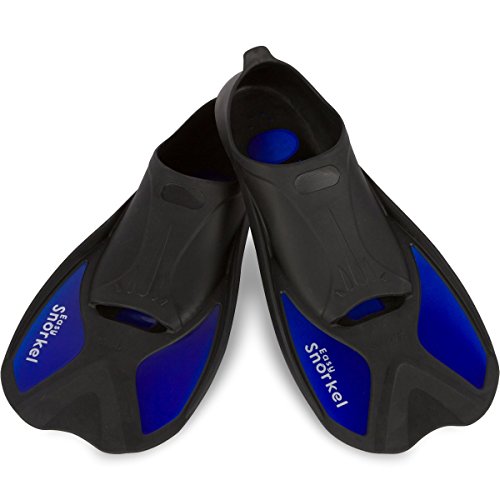 Snorkeling Swim Fins featuring Short Blade Dive-Tech Compact design made for Travel Powerful Snorkel Fins for Swimming Ultra Comfortable Snorkeling Gear and Flippers by Easy Snorkel 1 Snorkeling Swim Fins featuring Short Blade Dive-Tech Compact design made for Travel Powerful Snorkel Fins for Swimming Ultra Comfortable Snorkeling Gear and Flippers by Easy Snorkel