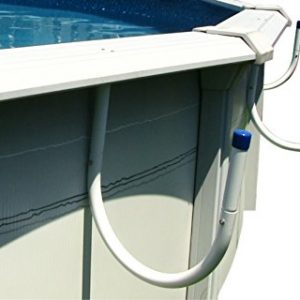 Solar Pocket Cover Holder by Sun2Solar   Keep Solar Blankets Off the Ground   Easy Storage and Retrieval   5-Piece Aluminum U-Shaped Tube Set   Designed for Steel-Wall Above-Ground Swimming Pools